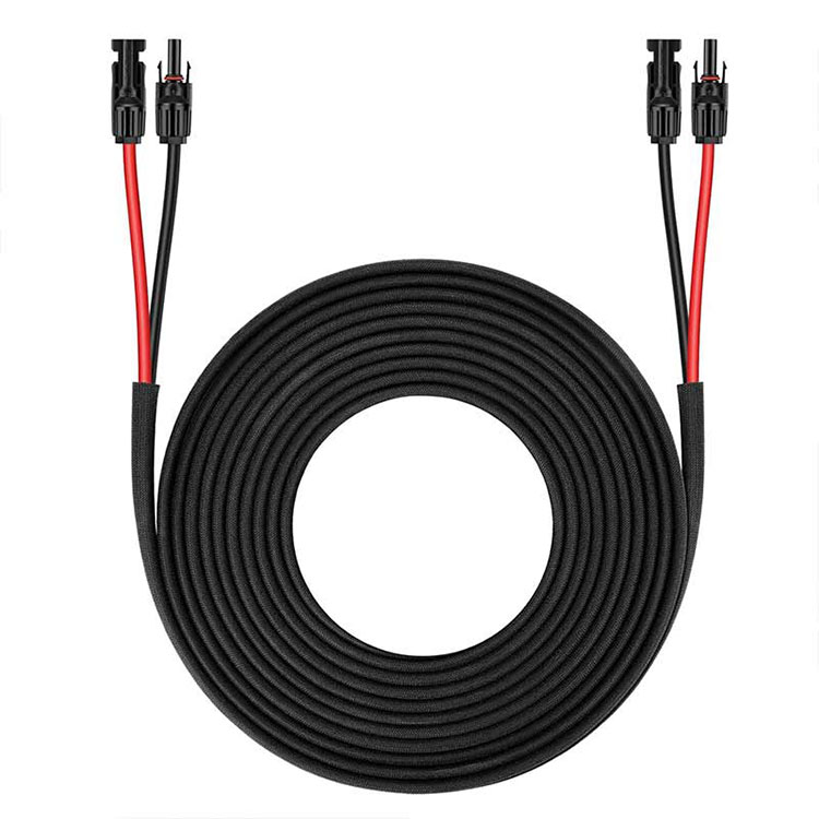 ප්ලග් ඇන්ඩ් ප්ලේ 10AWG ද්විත්ව සන්නායක Solar Jumper 25Ft ප්ලග් ඇන්ඩ් ප්ලේ 10AWG ද්විත්ව සන්නායක Solar Jumper 25Ft